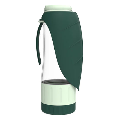 2-in-1 Portable Dog Water Bottle & Food Bowl
