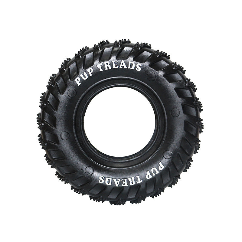 Dog Toy Rubber Tire Molar Ring for Clean Teeth