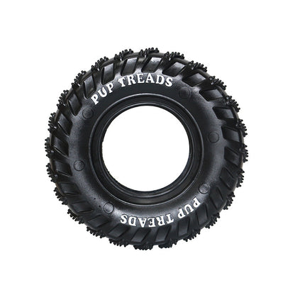 Dog Toy Rubber Tire Molar Ring for Clean Teeth