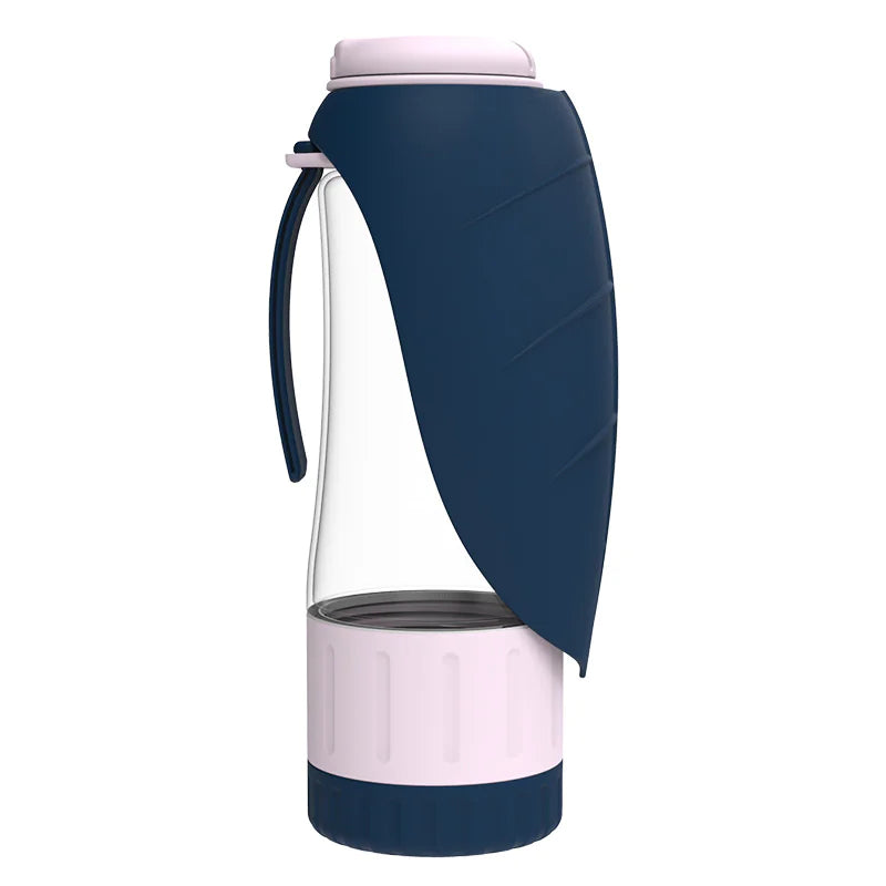 2-in-1 Portable Dog Water Bottle & Food Bowl